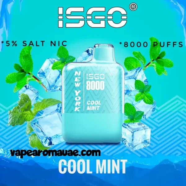 ISGO 8000 Puffs Disposable Vape New York Addition- Best Bar Kit