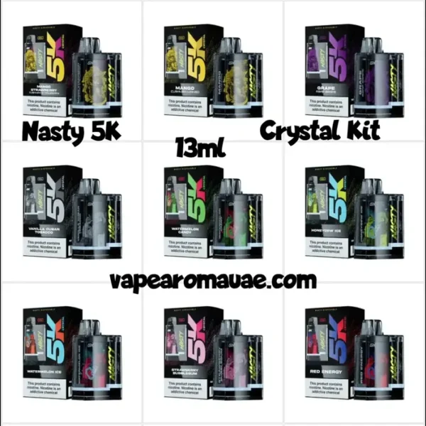 Nasty 5K Crystal Disposable Vape in Dubai UAE | 5000 Puffs 13ML