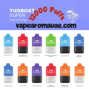 Tugboat Super 12000 Puffs Disposable Vape in Dubai- New Pod Kit
