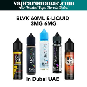 BLVK E-Liquid 60ml 3mg 6mg E-juice in Dubai | Vape Aroma UAE