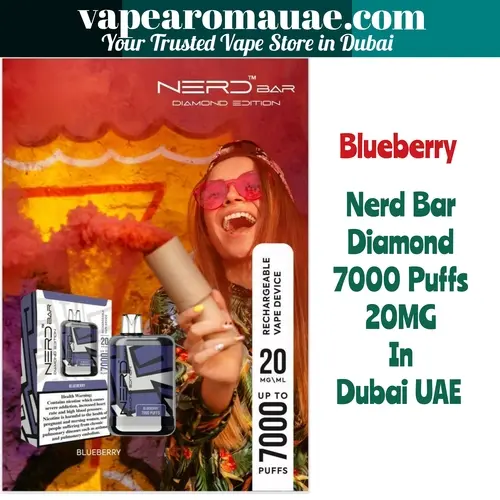 New Nerd Bar 7000 Puffs Diamond Edition Disposable Vape- Dubai