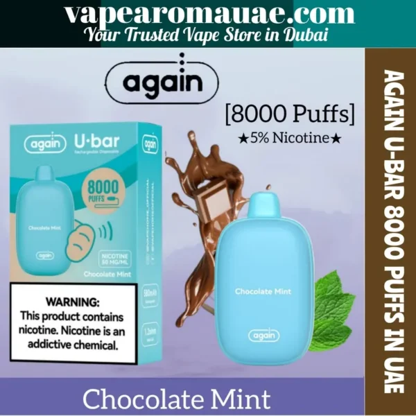 Again U-bar 8000 Puffs Disposable Vape- Dubai | Vape Aroma UAE