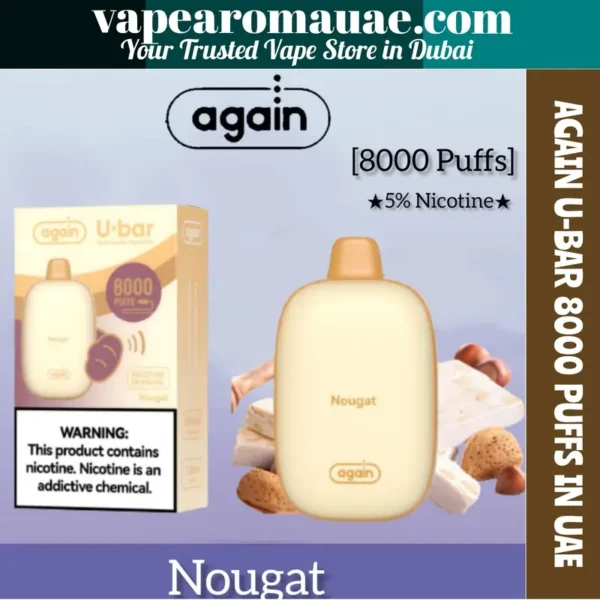 Again U-bar 8000 Puffs Disposable Vape- Dubai | Vape Aroma UAE