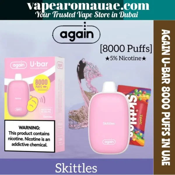 Again U-bar 8000 Puffs Disposable Vape- Dubai | Vape Aroma UAE