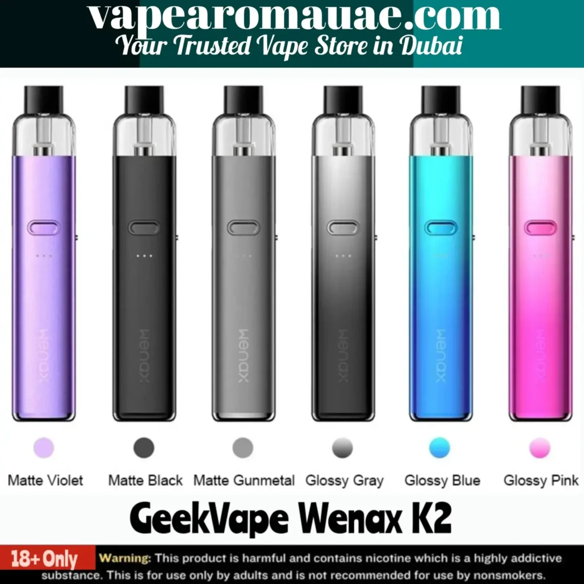 Geekvape Wenax K2 Kit 1000mAh pod System in Dubai UAE