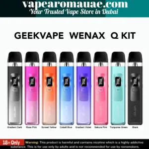 Geekvape Wenax Q Kit 1000mAh 25W 2ml Pod System in Dubai