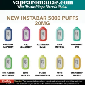 Best Insta Bar 5000 Puffs Disposable Vape in Dubai UAE