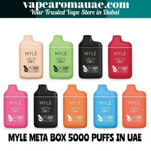 Myle Meta Box 5000 puffs disposable pod Dubai | Vape Aroma UAE