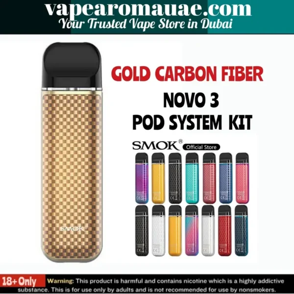 Smok Novo 3 Kit 25W 800mAh 2ml Pod System | Vape Aroma UAE