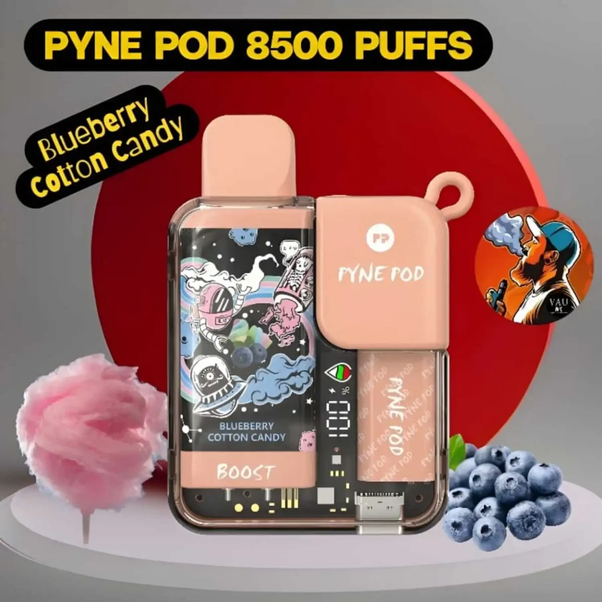 Pyne Pod 8500 Puffs Disposable Vape 50MG in Dubai - Boost