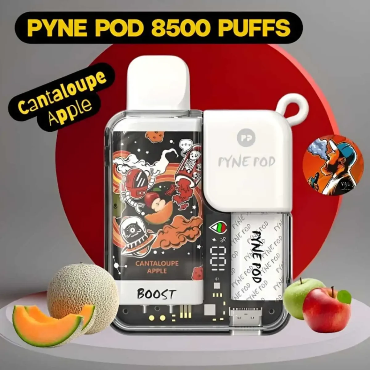 Pyne Pod 8500 Puffs Disposable Vape 50MG in Dubai - Boost