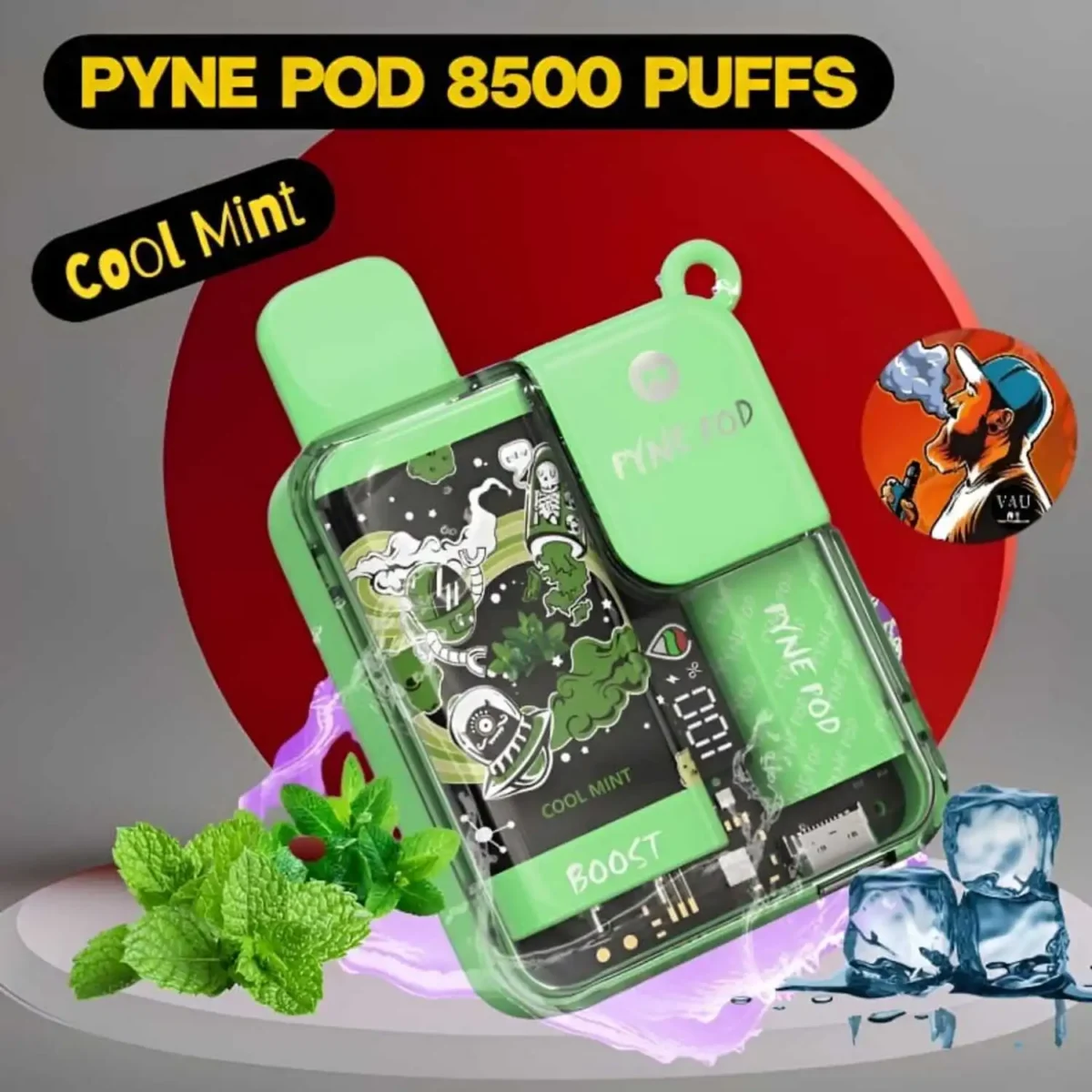 Pyne Pod 8500 Puffs Disposable Vape 50MG in Dubai - Boost