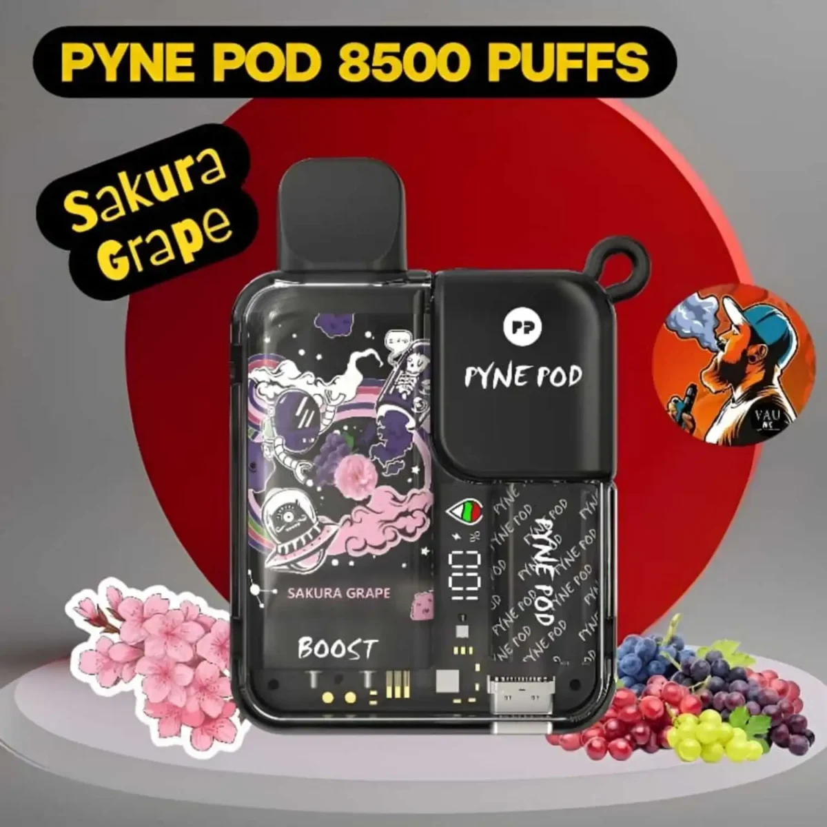 Pyne Pod 8500 Puffs Disposable Vape 50MG in Dubai - Boost