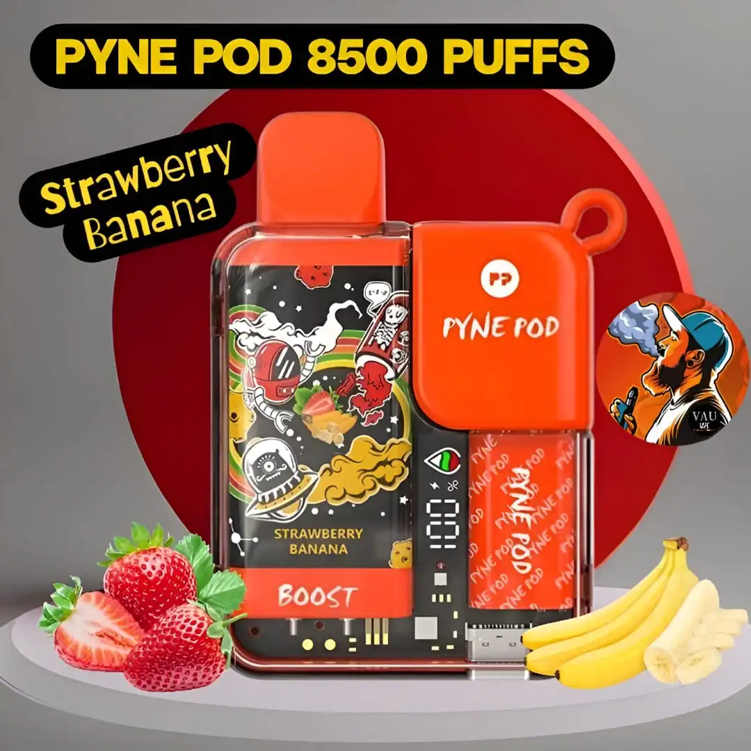 Pyne Pod 8500 Puffs Disposable Vape 50MG in Dubai - Boost