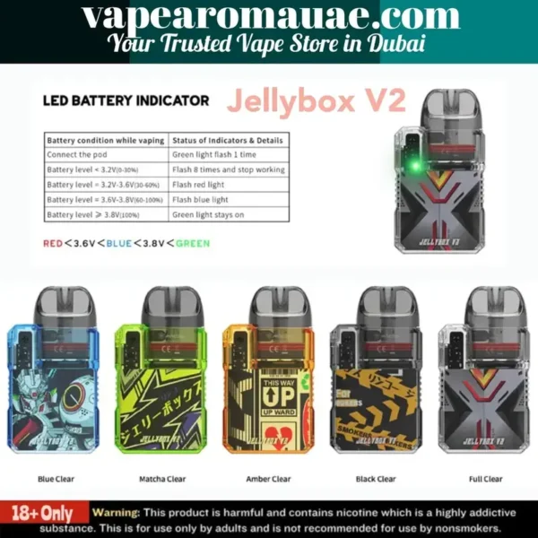 Rincoe Jellybox V2 Kit 850mAh 16W 3ml Pod Device in Dubai UAE