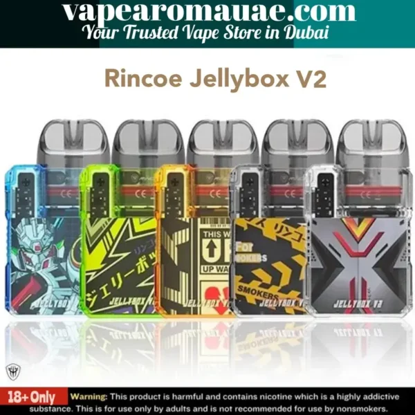 Rincoe Jellybox V2 Kit 850mAh 16W 3ml Pod Device in Dubai UAE