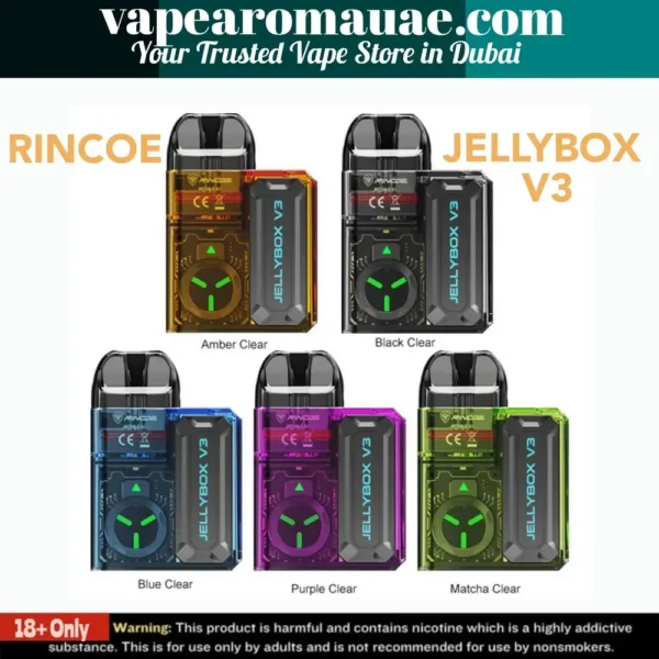 Rincoe Jellybox V3 Kit 750mAh 16W 3ml Pod System- Dubai UAE