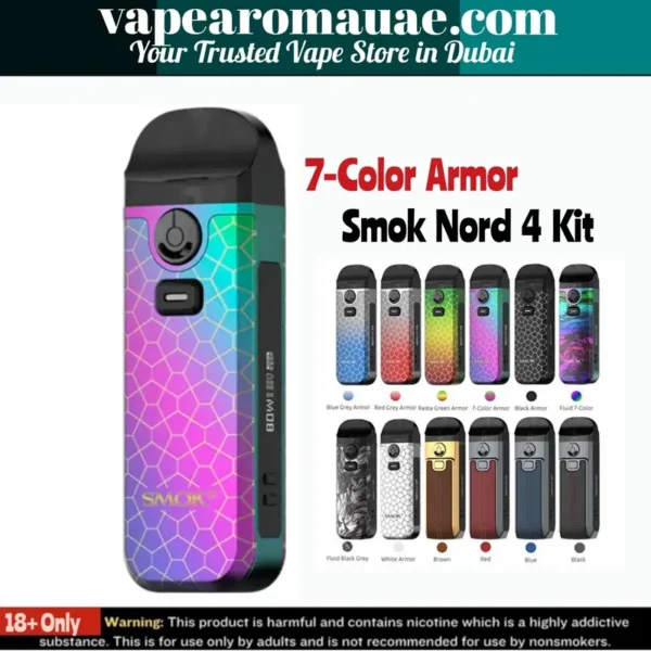 Smok Nord 4 Kit 80W 2000mAh Pod System Device in Dubai UAE