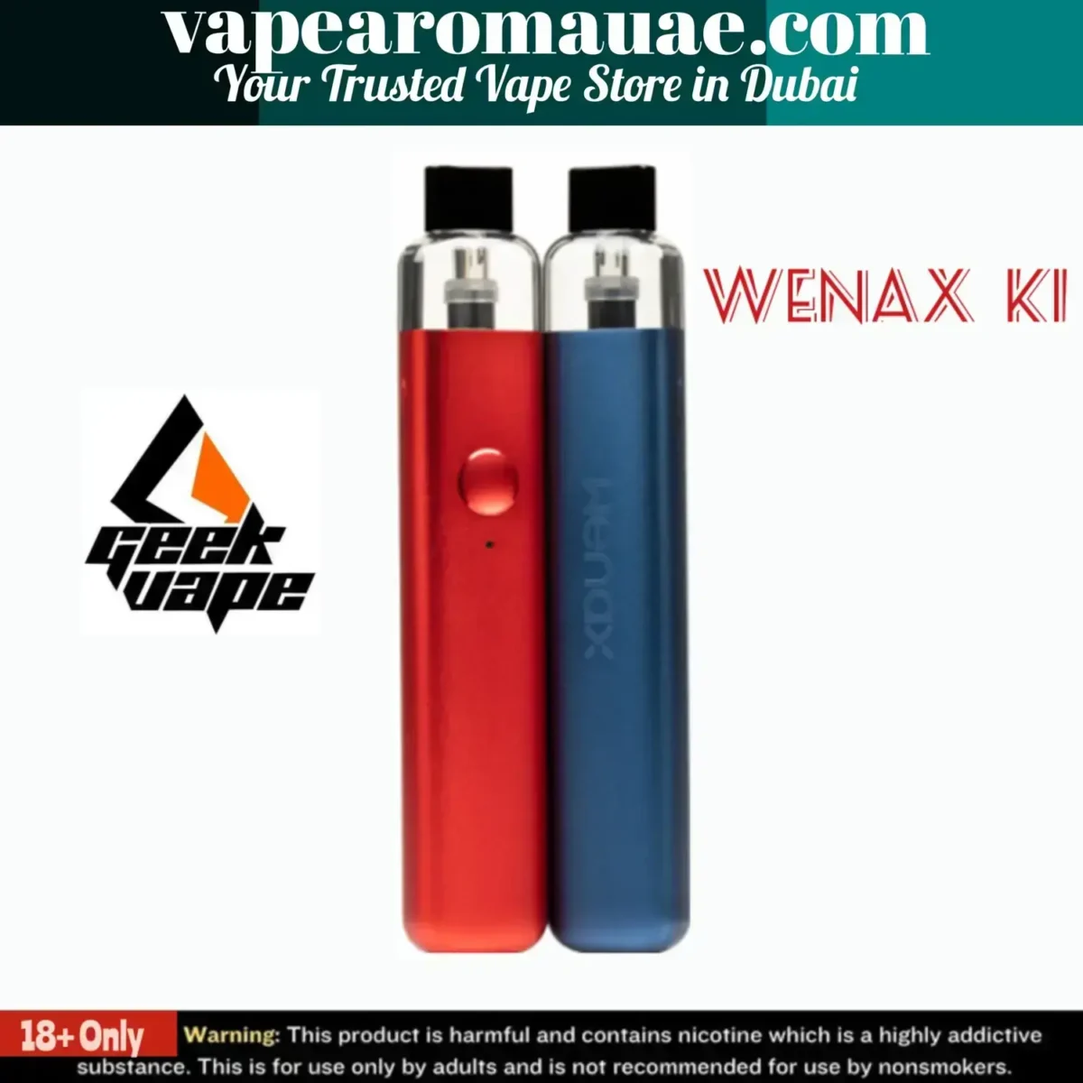 Elegant Geekvape Wenax K1 Kit 600mAh 16W Pod System- Dubai