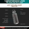 LOST VAPE URSA QUEST Multi Pod Mod Kit 100W in Dubai UAE