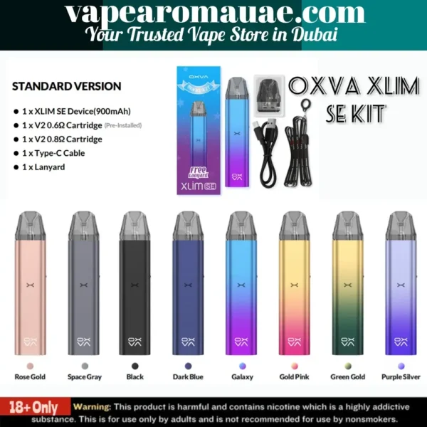 OXVA XLIM SE KIT 25W 900mAh Pod System in Dubai UAE