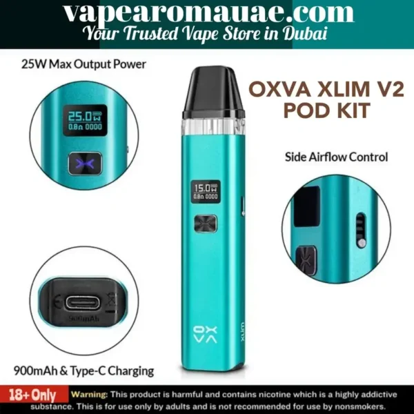 OXVA XLIM V2 Pod System Kit 25W 900mAh in Dubai UAE