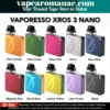 VAPORESSO Xros 3 Nano Pod System Kit 1000mAh in Dubai UAE