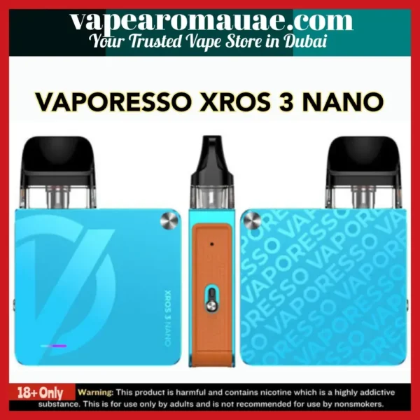 VAPORESSO Xros 3 Nano Pod System Kit 1000mAh in Dubai UAE