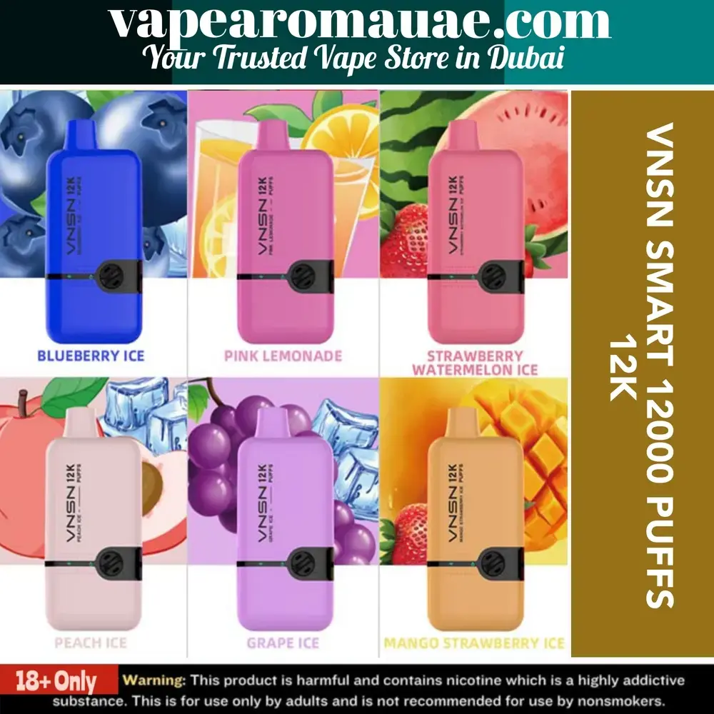 VNSN Smart 12000 Puffs Disposable Vape in Dubai UAE- 12K