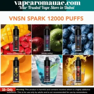 NEW VNSN SPARK 12000 Puffs Disposable Vape in Dubai UAE