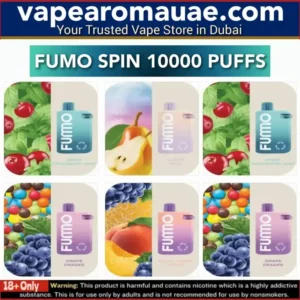 New Fumo Spin 10000 Puffs Disposable Vape in Dubai- FUMMO