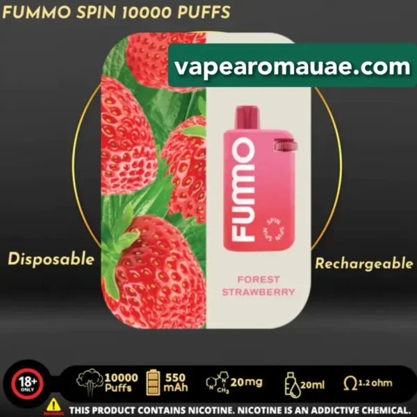 New Fumo Spin 10000 Puffs Disposable Vape in Dubai- FUMMO