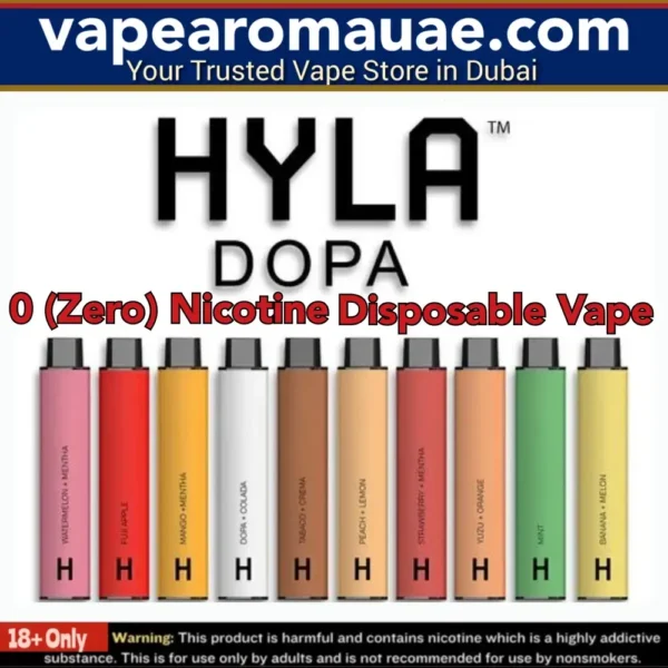 Hyla 0 Nicotine 4500 Puffs Disposable Vape in Dubai UAE- 0mg