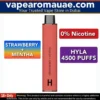 Hyla 0 Nicotine 4500 Puffs Disposable Vape in Dubai UAE- 0mg