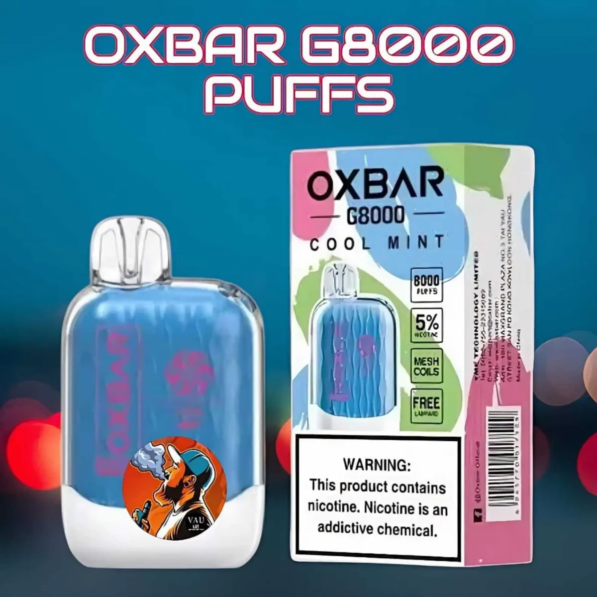 New OXBAR G8000 Disposable Vape | Best 8000 Puffs - Dubai