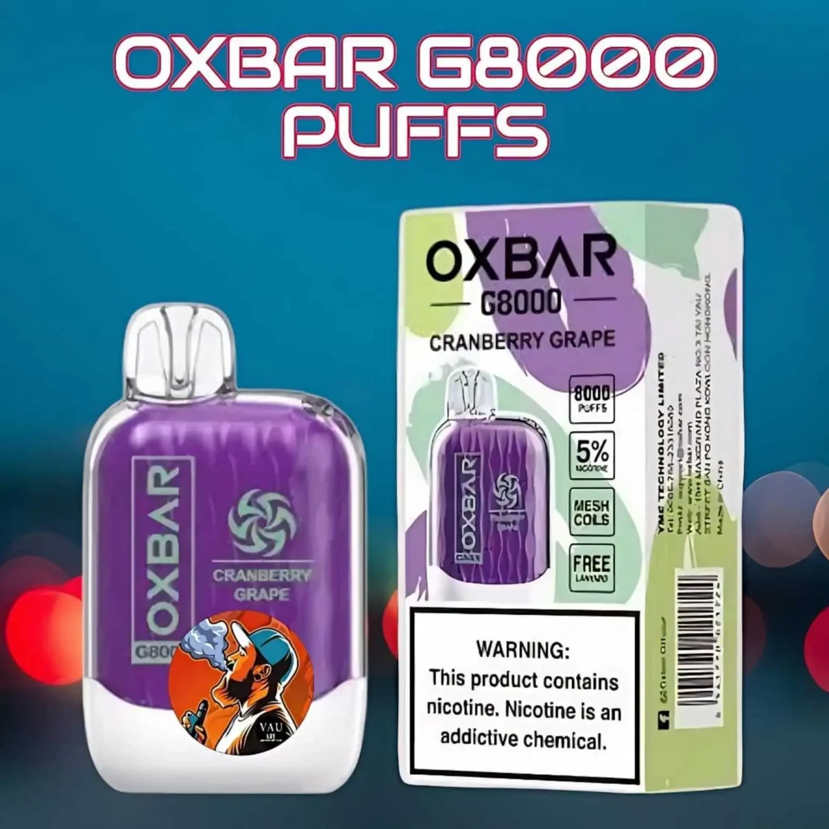 New OXBAR G8000 Disposable Vape | Best 8000 Puffs - Dubai