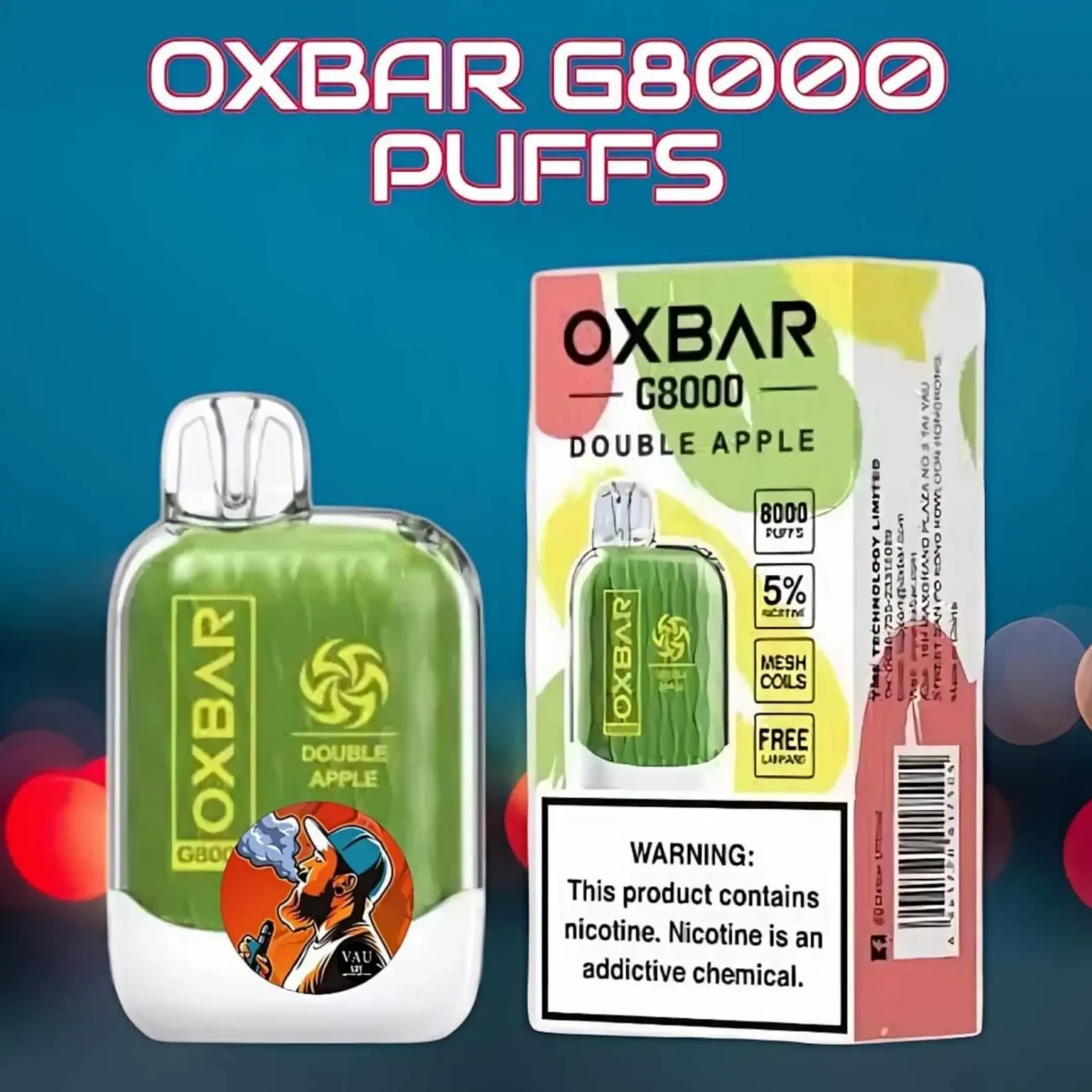 New OXBAR G8000 Disposable Vape | Best 8000 Puffs - Dubai