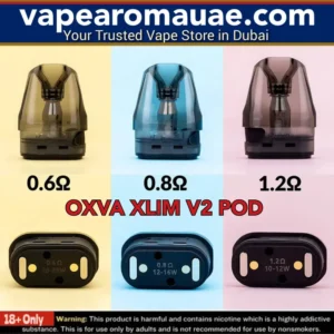 OXVA XLIM V2 Pod 0.6ohm 0.8ohm 1.2ohm Cartridge- Dubai UAE