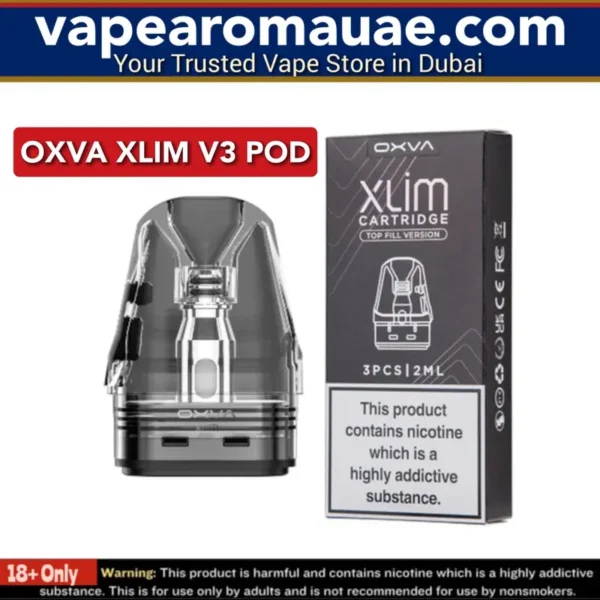 Oxva Xlim V3 Cartridge 0.6ohm 0.8ohm 1.2ohm Empty Pod- Dubai