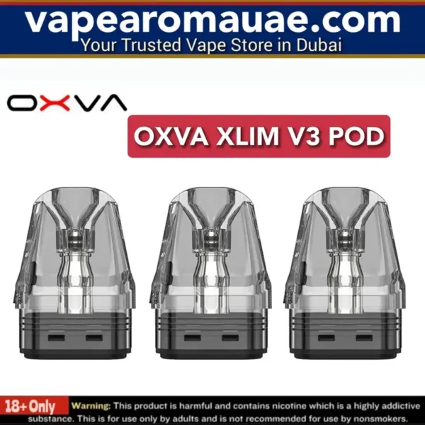 Oxva Xlim V3 Cartridge 0.6ohm 0.8ohm 1.2ohm Empty Pod- Dubai