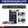 Uwell Caliburn A3 Pod Ak3 Replacement Cartridge 4pc/pack- Best