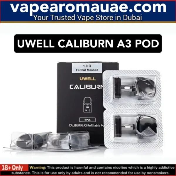 Uwell Caliburn A3 Pod Ak3 Replacement Cartridge 4pc/pack- Best