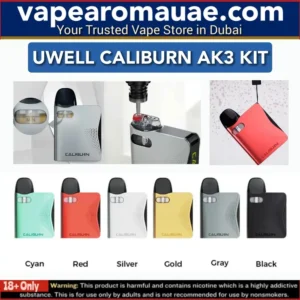 Uwell Caliburn AK3 Kit 13W 520mAh Pod System Device in Dubai