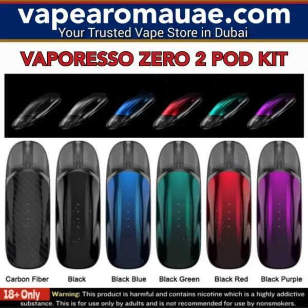 VAPORESSO ZERO 2 Pod System Kit 800mAh 3ml in Dubai UAE