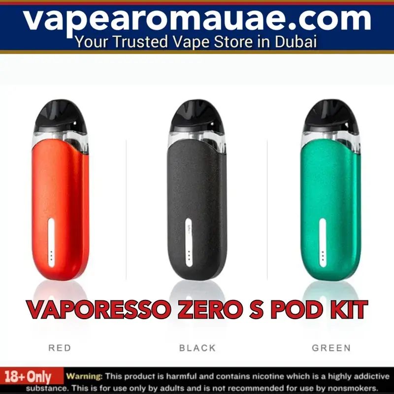 VAPORESSO ZERO S Kit 650mAh Pod System 2ml in Dubai UAE