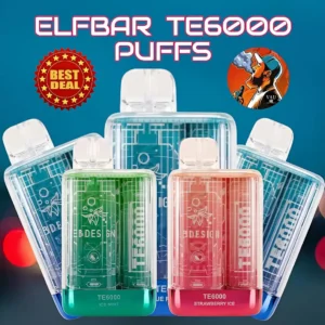 Best Elfbar TE6000 Puffs Disposable Vape - Dubai | US Version