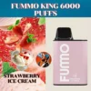 Fumo Strawberry Ice Cream 6000 Puffs Disposable Vape Kit - King
