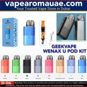 Geekvape Wenax U Kit 20W 1000mAh Pod System- Dubai UAE