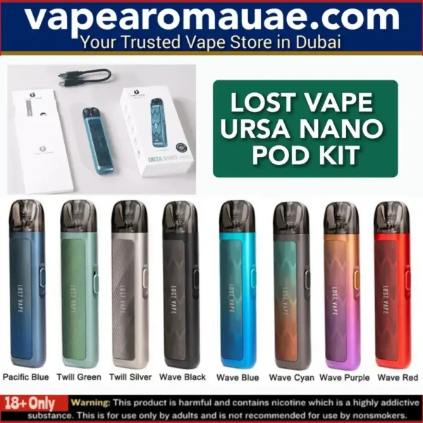 Lost Vape Ursa Nano Pod kit 18w 800mAh Pod System in Dubai