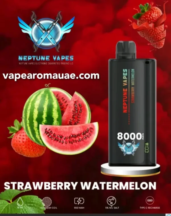 Best Neptune 8000 Puffs Disposable Vape Kit in Dubai UAE